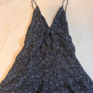 Zara Black and White Patterned Top